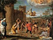 Annibale Carracci The Stoning of St Stephen Spain oil painting artist